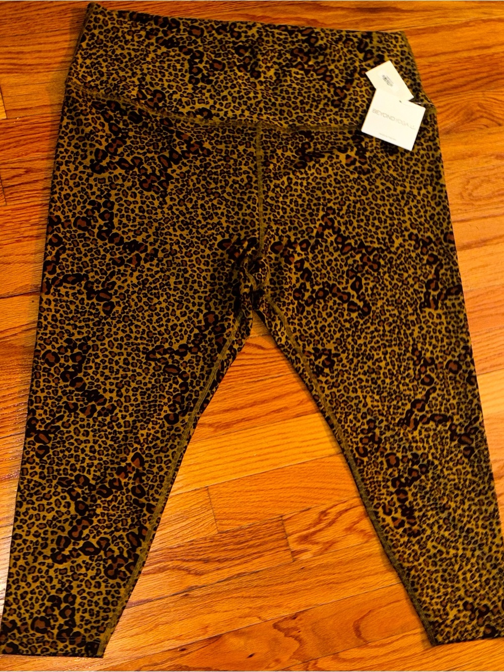 NWT Beyond Yoga Spacedye Leopard Caught In The Midi Leggings Plus Size 3X